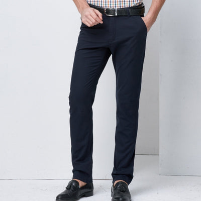 Pantalones Largos Slim de Algodón para Hombre