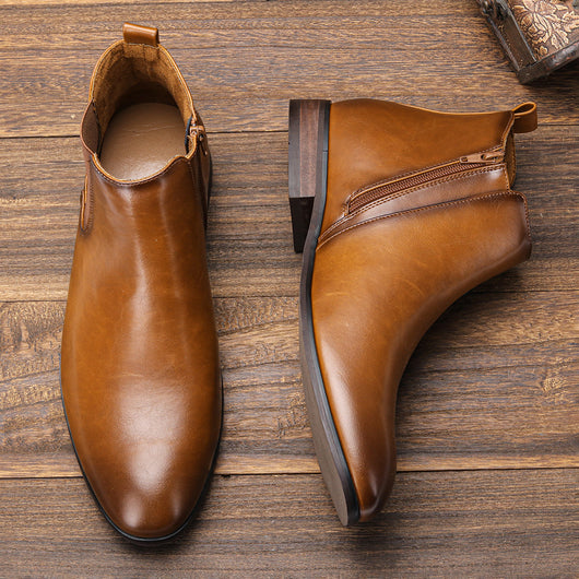 Botas Chelsea Talla Grande para Hombre - Diseño Clásico en Madera Natural - Image 28