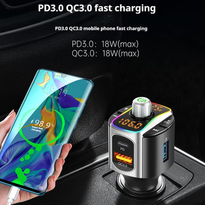 Receptor Bluetooth para Auto con Doble Pantalla MP3 - Image 14