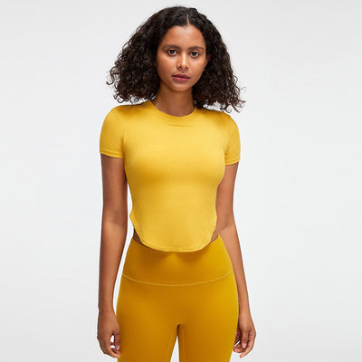 Blusa Deportiva Ajustada con Soporte de Pecho para Correr - Image 3
