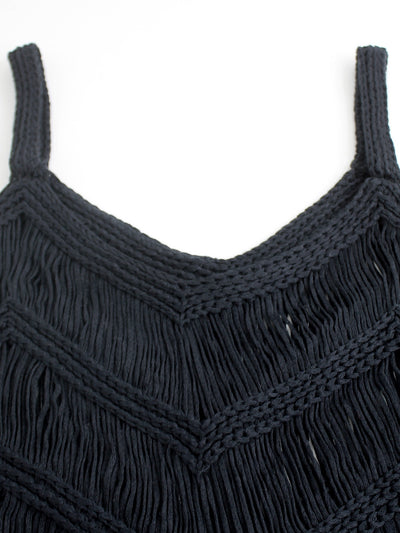 Suéter Tejido para Mujer con Detalles Calados y Borlas - Image 49