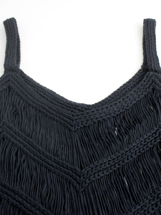 Suéter Tejido para Mujer con Detalles Calados y Borlas - Image 49