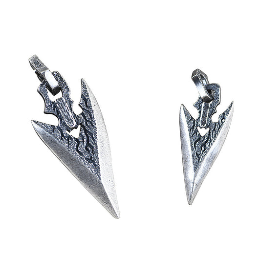 Collar de Plata para Hombre con Piedra en Forma de Arma - Image 8