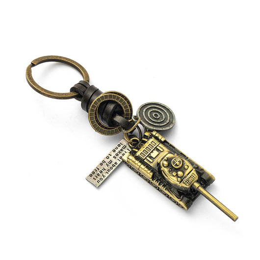 Llavero de Cuero Tejido a Mano - Estilo Vintage Artesanal - Image 32