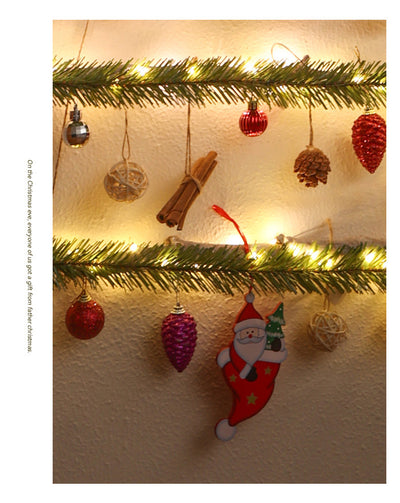 Árbol de Navidad Luminoso de Tela No Tejida para Ventanas y Puertas - Image 15