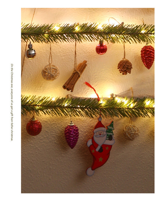 Árbol de Navidad Luminoso de Tela No Tejida para Ventanas y Puertas - Image 15