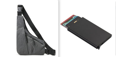 Bolsa Cruzada Triangular para Hombre - Casual y Funcional - Image 17
