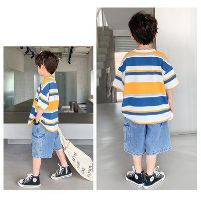 Conjunto de Playera y Pantalones Cortos para Niño - Verano Casual - Image 16