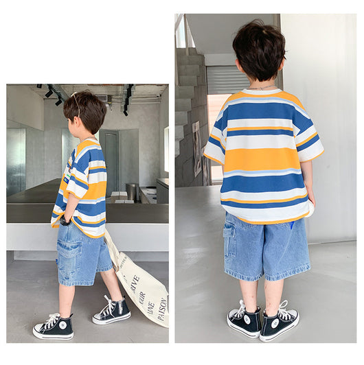 Conjunto de Playera y Pantalones Cortos para Niño - Verano Casual - Image 16