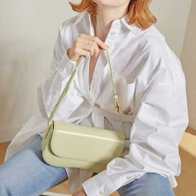 Bolso Retro Axilar Brillante Versátil para Verano - Image 9