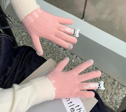 Guantes Rojos Navideños para Mujer - Image 12