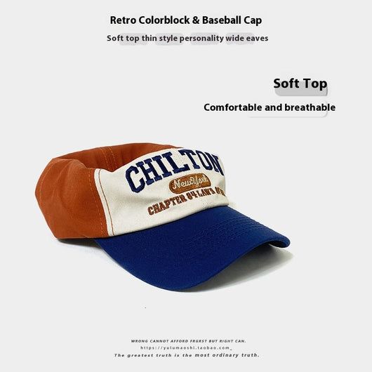 Gorra de Béisbol Retro con Combinación de Colores para Bebé - Protección Solar Verano - Image 4