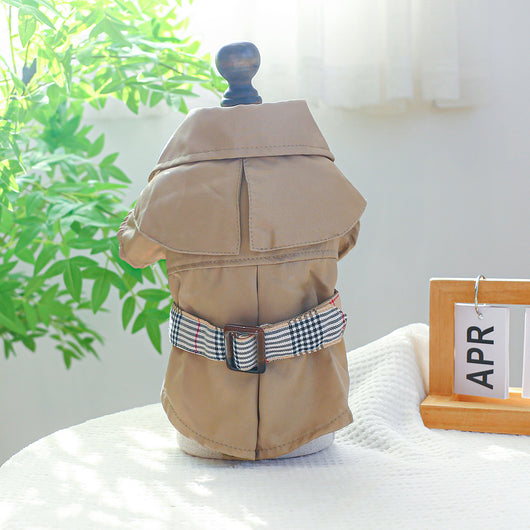 Abrigo Trinchera Khaki para Mascotas - Conjunto de Pareja - Image 3