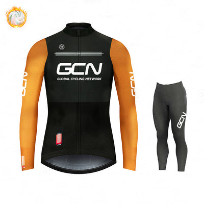 Jersey de Ciclismo Fleece Manga Larga - Serie Invierno GCN - Image 14