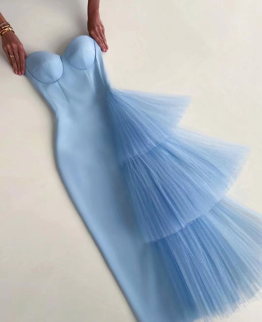 Falda Larga Elegante Estilo Francés con Diseño Realzador - Image 3