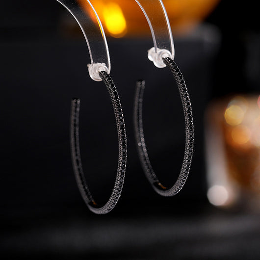 Aretes de Plata Geométricos con Aguja - Diseño Minimalista Elegante - Image 9