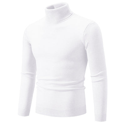 Suéter Cuello Alto Básico para Hombre - Estilo Europeo y Americano - Image 6