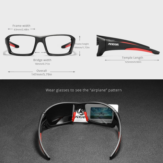 Gafas de Sol Deportivas Polarizadas Ultraligeras con Almohadilla de Silicona - Image 5