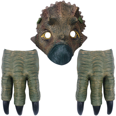 Set de Disfraz Dinosaurio con Máscara, Garras y Accesorios de Juego - Image 7