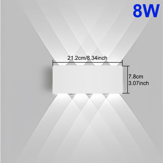 Lámpara de Pared LED Telescópica Blanca Resistente al Agua - Image 11