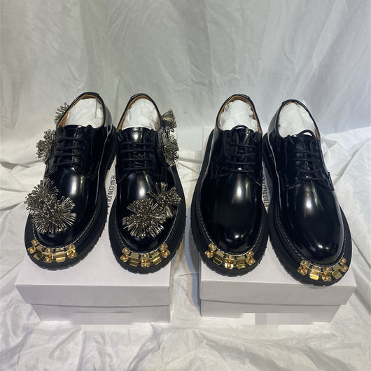 Zapatos Vintage de Plataforma en Cuero para Mujer - Image 15