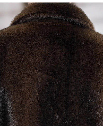Abrigo de Chenilla con Pelaje para Hombre - Image 16