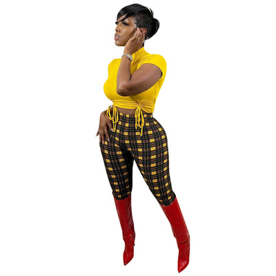 Leggings Deportivos de Seda de Leche con Estampado para Mujer - Image 2