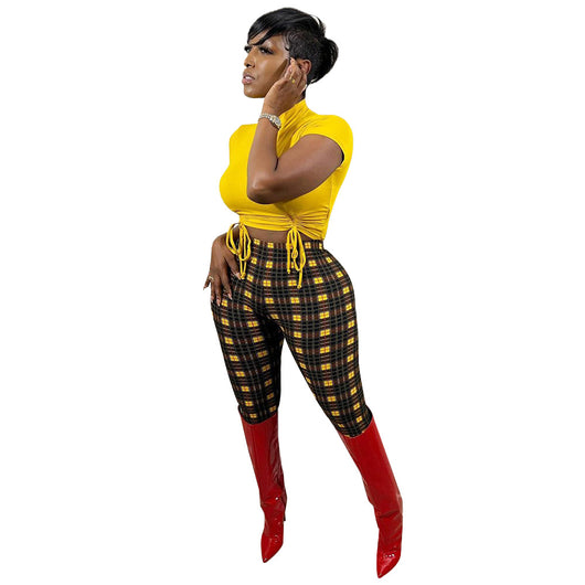 Leggings Deportivos de Seda de Leche con Estampado para Mujer - Image 2