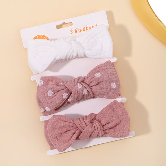 Set de 3 Diademas Infantiles con Moños Otoño - Image 15