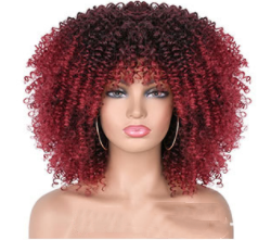 Peluca Afro Rizada Corta 12 Pulgadas - Cabello Natural Africano - Image 10