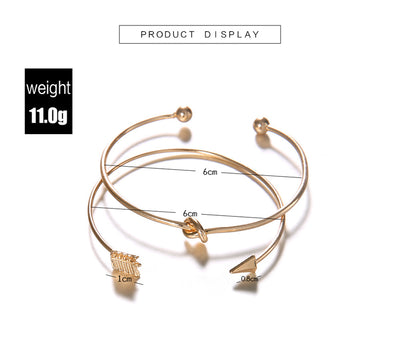 Pulsera Vintage con Nudo de Flecha y Cierre Ajustable - Image 6