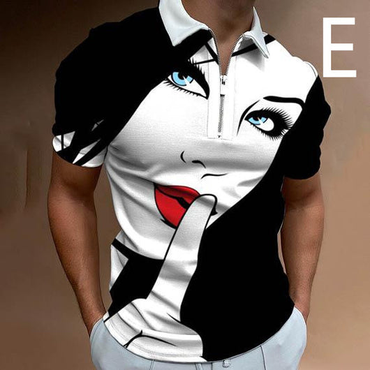 Camiseta Estampada Artística para Hombre - Diseño Urbano Manga Corta - Image 6
