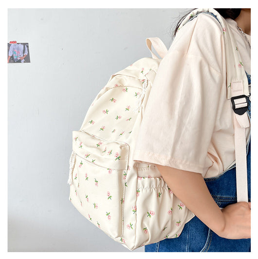 Mochila Escolar Casual Minimalista para Estudiantes - Diseño Veraniego - Image 14
