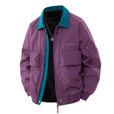 Chaqueta Piloto Retro para Hombre - Estilo Vintage Workwear - Image 2