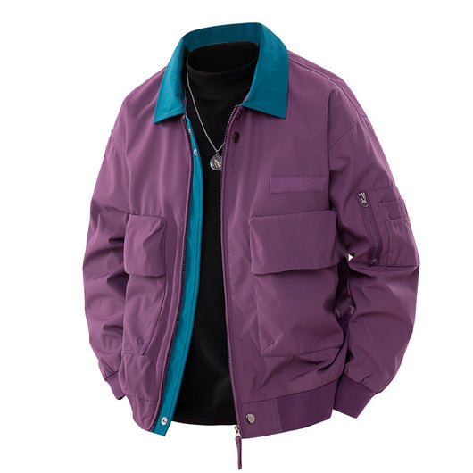 Chaqueta Piloto Retro para Hombre - Estilo Vintage Workwear - Image 2
