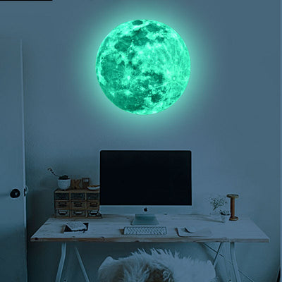 Pegatinas Luminiscentes Ecológicas Diseño Luna y Reciclaje - Image 9
