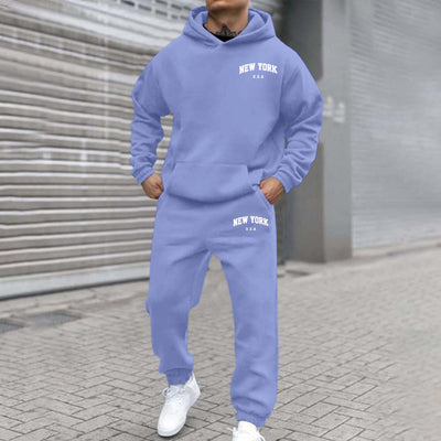 Sudadera con Capucha Forrada en Polar con Diseño Estampado para Hombre - Image 6