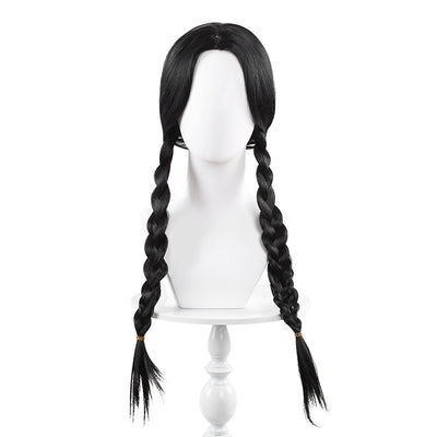 Disfraz Elegante Wednesday Addams Negro para Halloween - Image 6