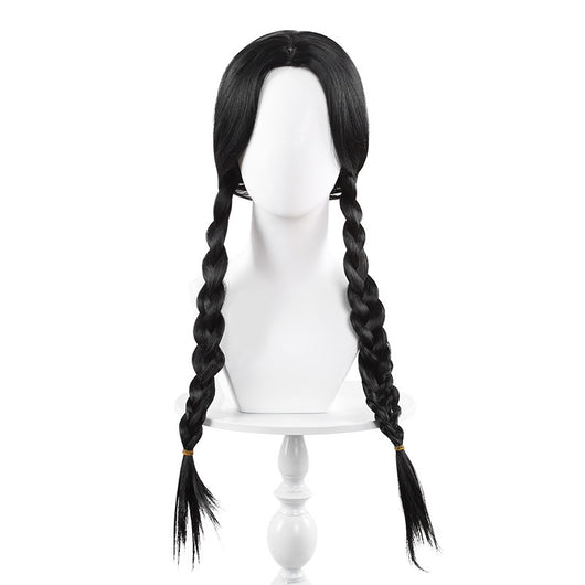 Disfraz Elegante Wednesday Addams Negro para Halloween - Image 6