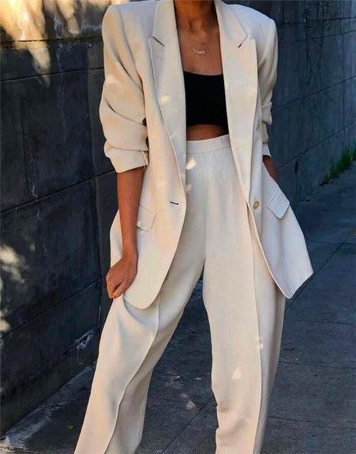 Traje Ejecutivo Naranja para Mujer con Solapa Muesca - Primavera y Otoño - Image 15