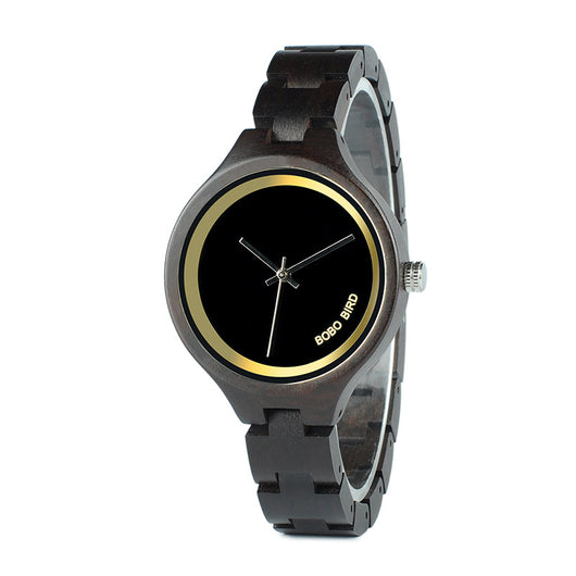 Reloj de Negocios Casual para Hombre con Textura de Madera - Image 4