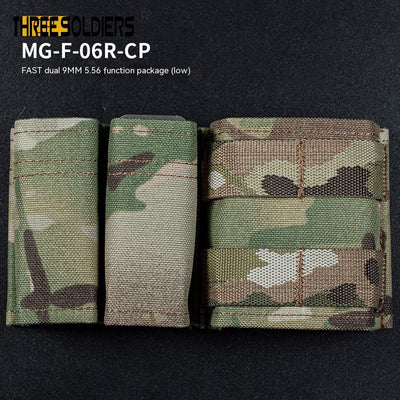 Kit de Almacenamiento Táctico MOLLE Paralelo 9MM 556 CS Multiusos - Image 8