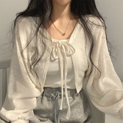 Cardigan de Protección Solar Corto para Mujer - Image 9