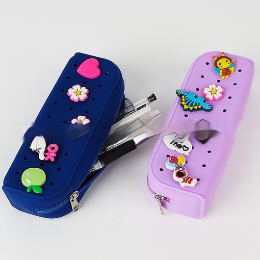 Estuche Portalápices de Silicona Suave para Estudiantes