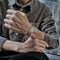 Pulsera de Plata Esterlina Tejida a Mano para Hombre