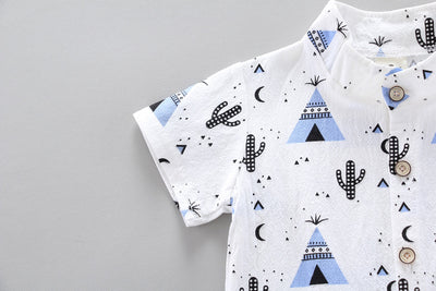 Conjunto de Camisa Triangular Manga Corta - Image 5