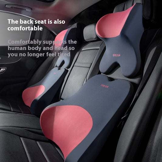 Almohada Cervical de Espuma Viscoelástica para Auto - Soporte Lumbar y Reposacabezas - Image 2