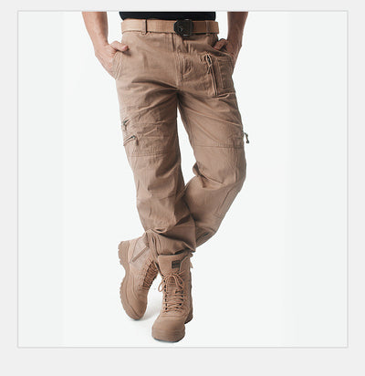 Pantalones Cargo Tácticos Militares con Peto Ajustable - Image 7
