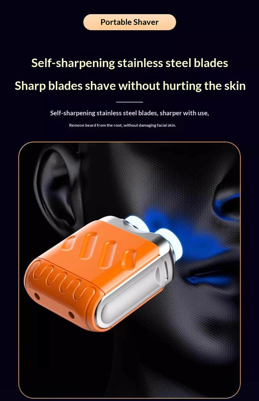 Afeitadora Eléctrica Compacta para Barba - Rasuradora Portátil Mini - Image 17