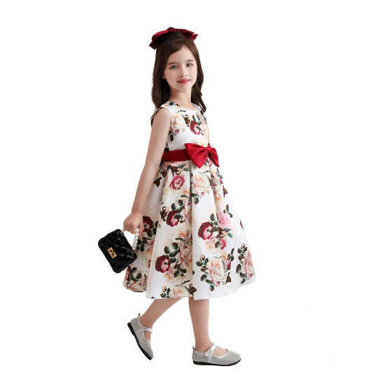 Vestido Princesa Estampado para Niñas y Adolescentes